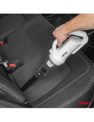 Amio - ΣΚΟΥΠΑΚΙ ΗΛΕΚΤΡΙΚΟ 12V ΜΕ 3 ΑΞΕΣΟΥΑΡ ΚΑΘΑΡΙΣΜΟΥ ΜΕ ΦΙΣ ΑΝΑΠΤΗΡΑ ΚΑΙ ΚΑΛΩΔΙΟ 12V 60W - 1 Τεμ. (03691/AM)