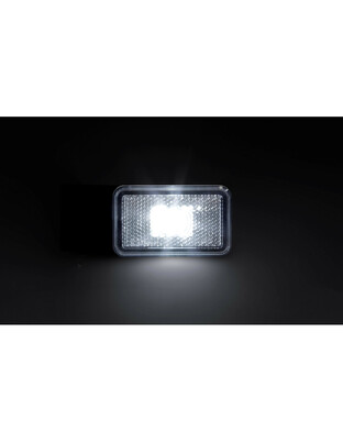 ΦΩΣ ΟΓΚΟΥ 12/24V  1LED ΜΕ ΒΑΣΗ ΚΑΙ ΑΝΑΚΛΑΣΤΗΡΑ ΛΕΥΚΟ  LAMPA - 1 TEM.