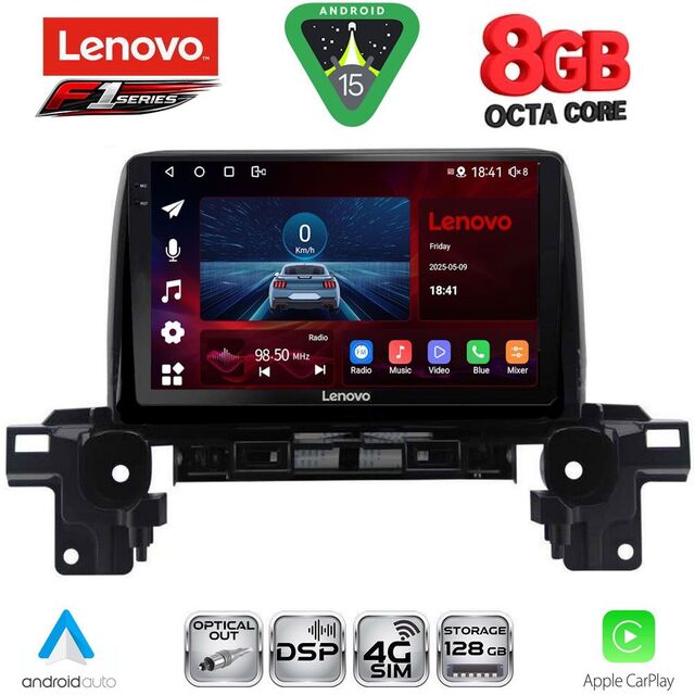 LENOVO SSR 10381_CPA (9inc) MULTIMEDIA TABLET for MAZDA CX5 mod. 2017-2025