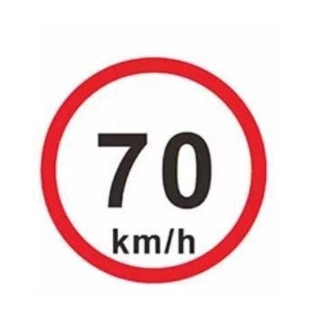 ΑΥΤΟΚΟΛΛΗΤΟ 70KM/H ΣΕΤ 10ΤΜΧ HD-03925