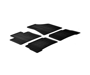 LAMPA - ΠΑΤΑΚΙΑ ΑΥΤΟΚΙΝΗΤΟΥ ΑΠΟ ΛΑΣΤΙΧΟ ΓΙΑ KIA SORENTO 11/2009-2015 ΣΕ ΜΑΥΡΟ ΧΡΩΜΑ ME ΚΟΥΜΠΩΜΑΤΑ - 4 ΤΕΜ.