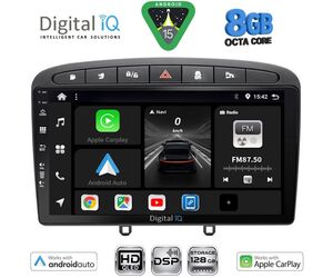 DIGITAL IQ BXF 7513BL_CPAA (9inc) MULTIMEDIA TABLET for PEUGEOT 308 mod.2007-2012 - RCZ mod. 2009-2015 (BLACK)