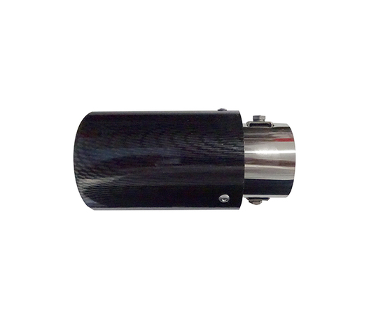 Amio - Άκρο Μπούκα Εξάτμισης MT016C Inox για Απολήξεις 35-57mm Συνολικού Μήκους 145mm από Ανοξείδωτο Χάλυβα για Βελτίωση Εμφάνισης και Ήχου Αυτοκινήτου - 1 τεμ. (01316/AM)