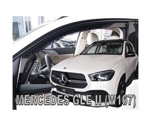 ΑΝΕΜΟΘΡΑΥΣΤΕΣ ΓΙΑ MERCEDES GLE W167 5D 2019+ ΖΕΥΓΑΡΙ ΑΠΟ ΕΥΚΑΜΠΤΟ ΦΙΜΕ ΠΛΑΣΤΙΚΟ HEKO - 2 ΤΕΜ.
