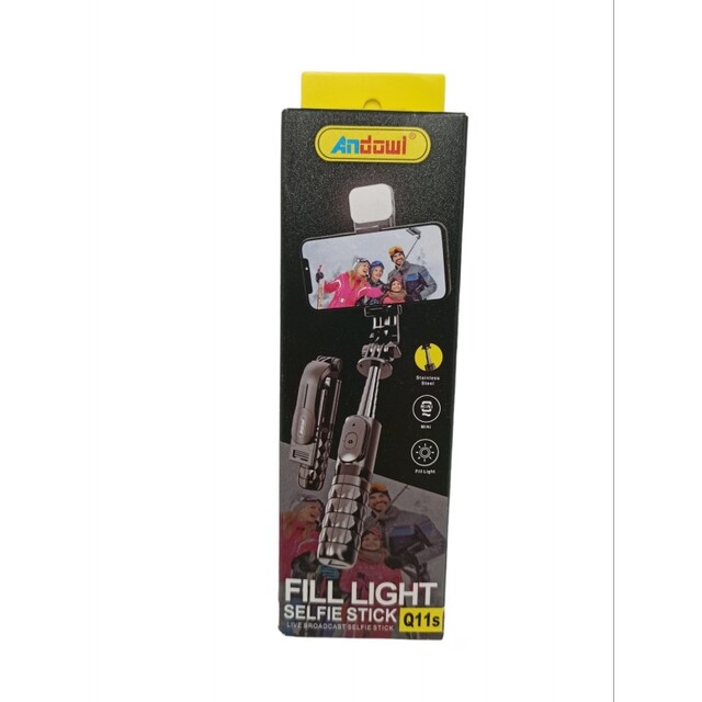 MINI SELFIE STICK ANDOWL ΜΕ ΕΝΣΩΜΑΤΩΜΕΝΟ ΦΩΣ Q11S