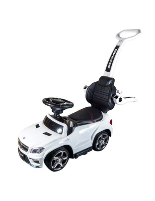 ΠΑΙΔΙΚΟ ΑΥΤΟΚΙΝΗΤΟ PUSH-CAR ΜΕ ΧΕΡΟΥΛΙ ΤΥΠΟΥ MERCEDES GL63 ΜΟΝΟΘΕΣΙΟ ΛΕΥΚΟ RACE AXION - 1 TEM.