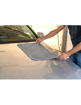 Lampa - Πανάκι καθαρισμού Microfibre (Μικροΐνες) Διπλής Όψης Premium (40x60 cm) - Γκρι / Πορτοκαλί - 1  τεμ. (L3718.2)