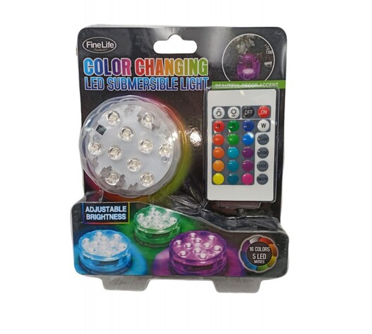 ΦΩΣ ΕΝΥΔΡΕΙΟΥ RGB ΜΕ ΤΗΛΕΧΕΙΡΙΣΤΗΡΙΟ RX-1001