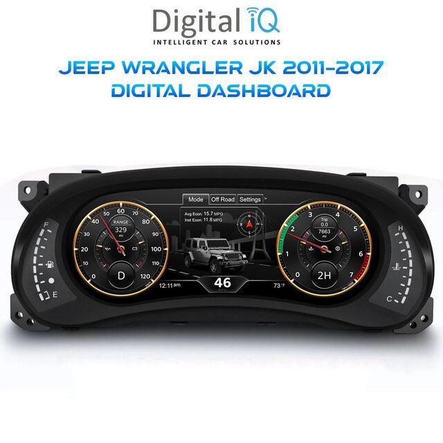 DIGITAL IQ DGU 298_DC (12.3in) DIGITAL INSTRUMENT CLUSTER for JEEP WRANGLER JL mod. 2018-2023