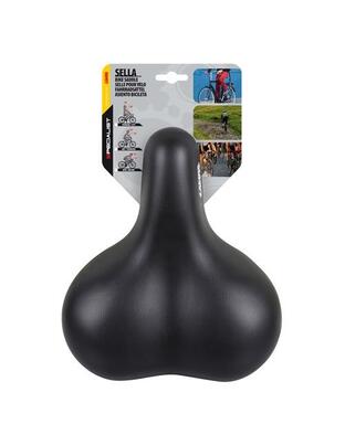 Σέλα ποδηλάτου (260x225mm /690gr) μαύρη Relax City S-6 Selle/Saddles Specialist