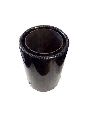 Amio - Άκρο Μπούκα Εξάτμισης MT016C Inox για Απολήξεις 35-57mm Συνολικού Μήκους 145mm από Ανοξείδωτο Χάλυβα για Βελτίωση Εμφάνισης και Ήχου Αυτοκινήτου - 1 τεμ. (01316/AM)