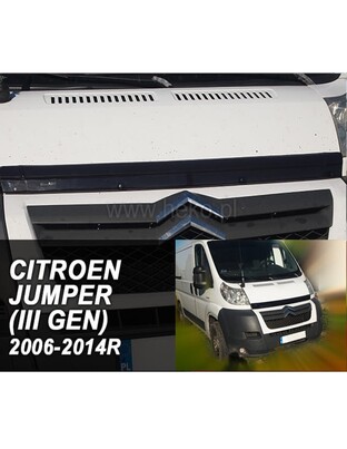 ΑΝΕΜΟΘΡΑΥΣΤΗΣ ΚΑΠΩ ΑΥΤΟΚΙΝΗΤΟΥ ΓΙΑ FIAT DUCATO III / CITROEN JUMPER II / PEUGEOT BOXER II 2006-2014 ΑΠΟ ΕΥΚΑΜΠΤΟ ΦΙΜΕ ΠΛΑΣΤΙΚΟ HEKO - 1 ΤΕΜ.