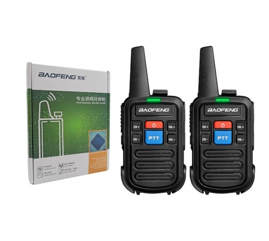 BAOFENG mini ΑΣΥΡΜΑΤΟΣ ΠΟΜΠΟΔΕΚΤΗΣ ΣΕΤ 2ΤΜΧ BF-C50