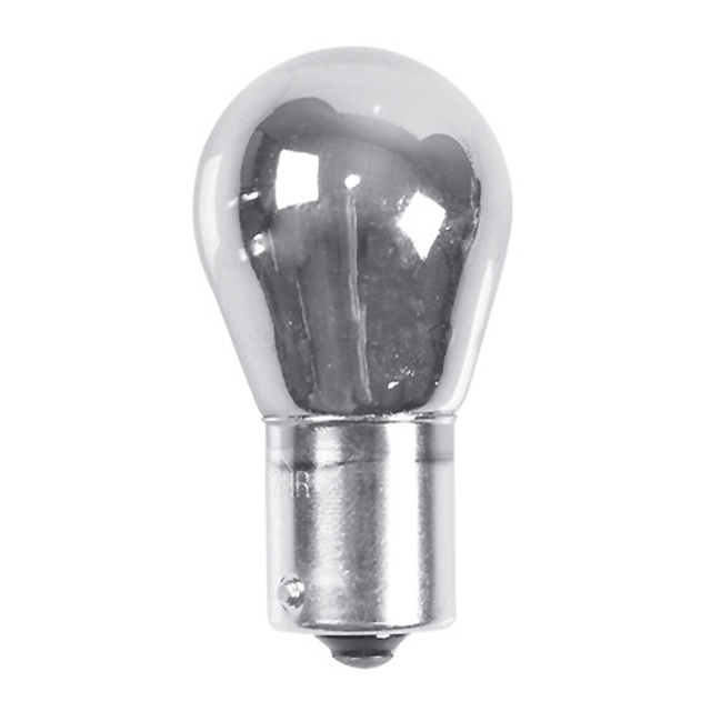 P21W 12V 21W BA15s ΜΟΝΟΠΟΛΙΚΟ CHROME SERIES ΚΑΘΡΕΠΤΗΣ ΚΟΚΚΙΝΟ ΦΩΣ BLISTER 2ΤΕΜ.