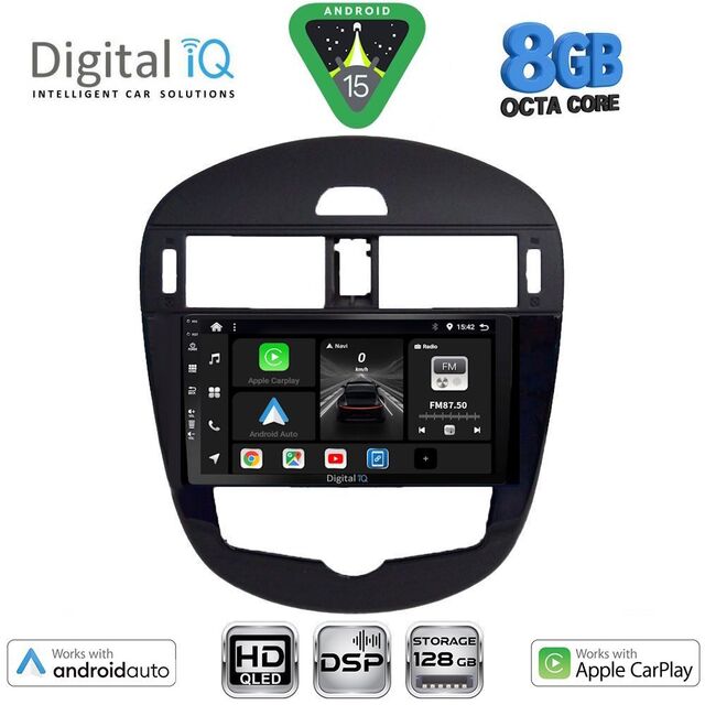 DIGITAL IQ BXF 18470_CPAA CLIMA (9inc) MULTIMEDIA TABLET for NISSAN PULSAR mod. 2014-2020
