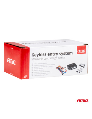 Amio - ΚΕΝΤΡΙΚΟ ΚΛΕΙΔΩΜΑ ΑΥΤΟΚΙΝΗΤΟΥ ΑΣΥΡΜΑΤΟ KEYLESS ENTRY ΜΕ 2 ΧΕΙΡΙΣΤΗΡΙΑ – 2 τεμ. (04344/AM)