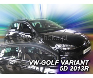 ΑΝΕΜΟΘΡΑΥΣΤΕΣ ΓΙΑ VW GOLF 7 VARIANT 5D 2013R->(+OT) ΣΕΤ ΑΥΤΟΚΙΝΗΤΟΥ ΑΠΟ ΕΥΚΑΜΠΤΟ ΦΙΜΕ ΠΛΑΣΤΙΚΟ HEKO - 4 ΤΕΜ.