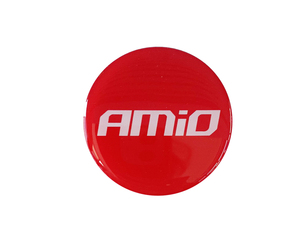 AMiO ΑΥΤΟΚΟΛΛΗΤΑ ΖΑΝΤΩΝ 7,2 cm ΛΕΥΚΟ/ΚΟΚΚΙΝΟ ΣΜΑΛΤΟΥ - 4 ΤΕΜ.