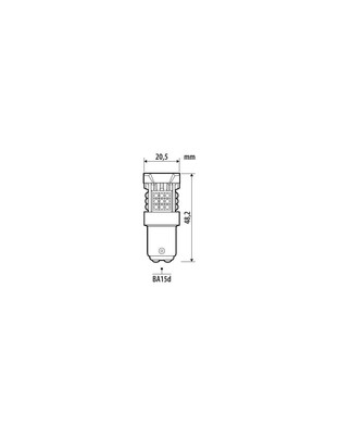 R5W 12/24V BA15d 3480/800lm+2730/760lm 6.500K ΔΙΠΛΗΣ ΠΟΛΙΚΟΤΗΤΑΣ LED CAN-BUS PRO-USER SERIES 1ΤΕΜ.