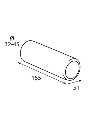 ΑΚΡΟ ΕΞΑΤΜΙΣΗΣ ΣΤΡΟΓΓΥΛΟ  Τ-5 32-45mm