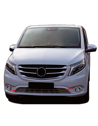ΤΡΙΜ  ΠΡΟΦΥΛΑΚΤΗΡΑ ΧΡΩΜΙΟ ΜΕΤΑΛΛΙΚΟ 2 TEM. ΓΙΑ MERCEDES VITO W447 2014+