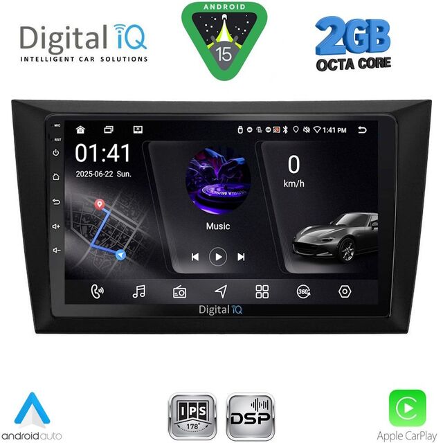 DIGITAL IQ RSF 4746_CPA  (9inc) MULTIMEDIA TABLET for GOLF 6 mod. 2009-2012