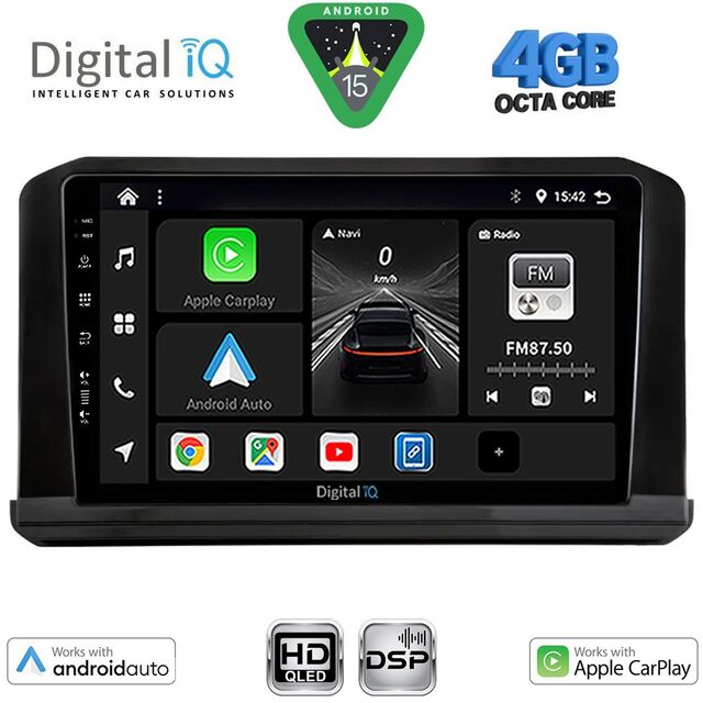 DIGITAL IQ BXF 16456B_CPAA (10inc) MULTIMEDIA TABLET for NISSAN NAVARA mod. 2025+