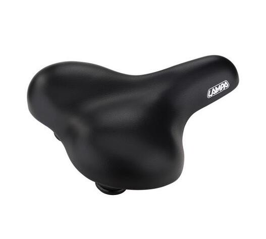 Σέλα ποδηλάτου (260x225mm /690gr) μαύρη Relax City S-6 Selle/Saddles Specialist