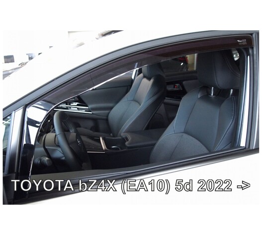 ΑΝΕΜΟΘΡΑΥΣΤΕΣ ΓΙΑ TOYOTA BZ4X (EA10) 5D 2022+ - ΖΕΥΓΑΡΙ ΑΥΤΟΚΙΝΗΤΟΥ ΑΠΟ ΕΥΚΑΜΠΤΟ ΦΙΜΕ ΠΛΑΣΤΙΚΟ HEKO -  2 ΤΕΜ.