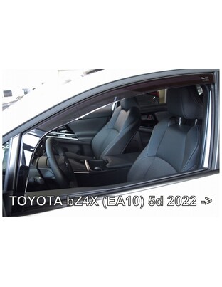 ΑΝΕΜΟΘΡΑΥΣΤΕΣ ΓΙΑ TOYOTA BZ4X (EA10) 5D 2022+ - ΖΕΥΓΑΡΙ ΑΥΤΟΚΙΝΗΤΟΥ ΑΠΟ ΕΥΚΑΜΠΤΟ ΦΙΜΕ ΠΛΑΣΤΙΚΟ HEKO -  2 ΤΕΜ.