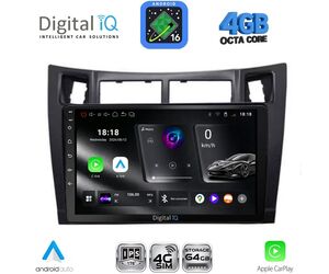 DIGITAL IQ RTG 6736BL_CPA (9inc) MULTIMEDIA TABLET for TOYOTA YARIS mod. 2006-2011 (BLACK)