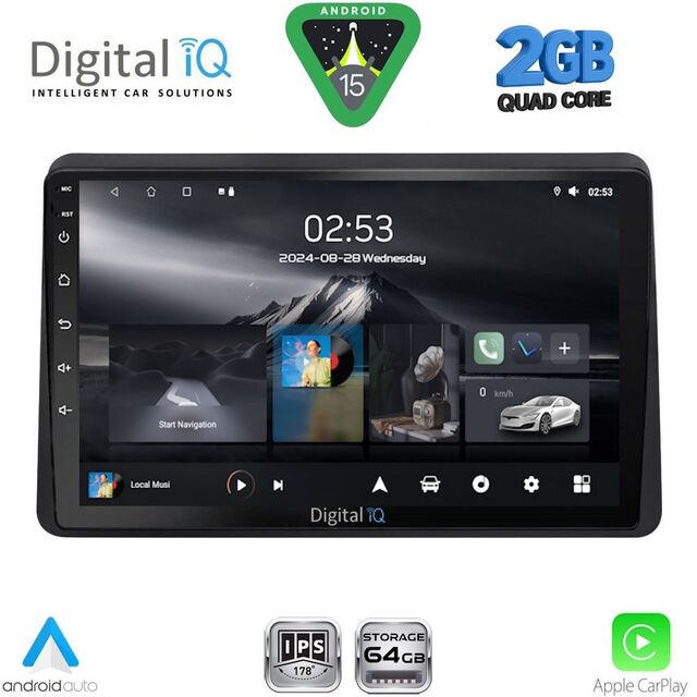 DIGITAL IQ RSD 1553_CPA (10inc) MULTIMEDIA TABLET for NISSAN NV400 - OPEL MOVANO - RENAULT MASTER mod. 2020-2025