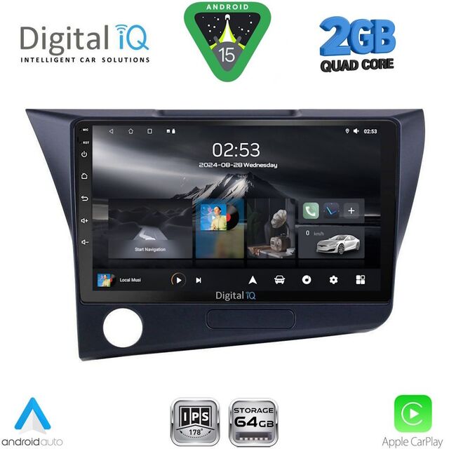 DIGITAL IQ RSD 1203_CPA (9inc) MULTIMEDIA TABLET for HONDA CRZ mod. 2010-2016