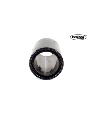 Amio - Άκρο Μπούκα Εξάτμισης MT016C Inox για Απολήξεις 35-57mm Συνολικού Μήκους 145mm από Ανοξείδωτο Χάλυβα για Βελτίωση Εμφάνισης και Ήχου Αυτοκινήτου - 1 τεμ. (01316/AM)