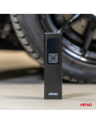 Amio - ΚΟΜΠΡΕΣΕΡ ΑΕΡΑ 12V 10BAR 150PSI 20L/MIN 100W ΜΕ ΨΗΦΙΑΚΗ ΟΘΟΝΗ & ΦΑΚΟ LED 1ΤΕΜ. (04376/AM)