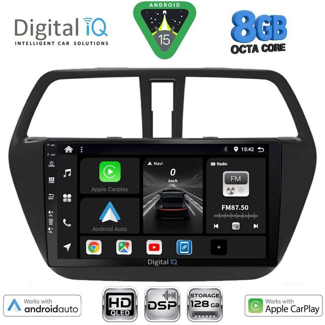 DIGITAL IQ BXF 18689_CPAA (9inc) MULTIMEDIA TABLET for SUZUKI SX4 S-CROSS mod. 2014-2021