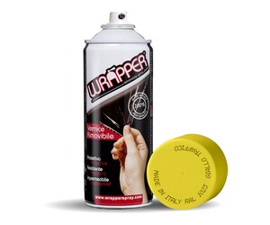 ΠΡΟΣΤΑΤΕΥΤΙΚΟ ΦΙΛΜ ΣΕ ΣΠΡΕΙ WRAPPER RAL 1023 TRAFFIC YELLOW 400 ml (ΚΙΤΡΙΝΟ ΧΡΩΜΑ)