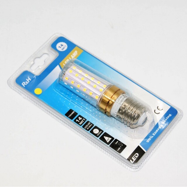LED ΛΑΜΠΑ E27 14W 1120Lm 3000K 0674