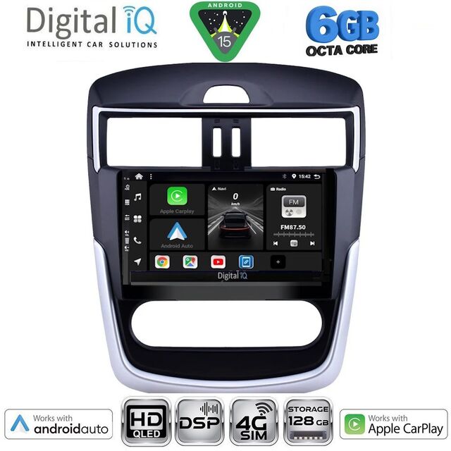 DIGITAL IQ BXF 17465B CL_CPAA (9inc) MULTIMEDIA TABLET for NISSAN TIIDA mod. 2013-2023 with CLIMA