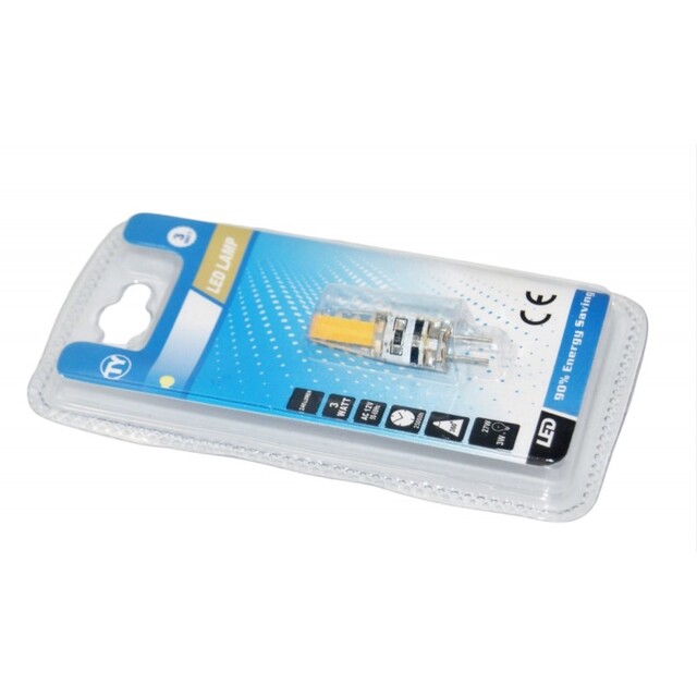 LED ΛΑΜΠΑ 12V/G4/3W/240Lm/3000K RH-0020