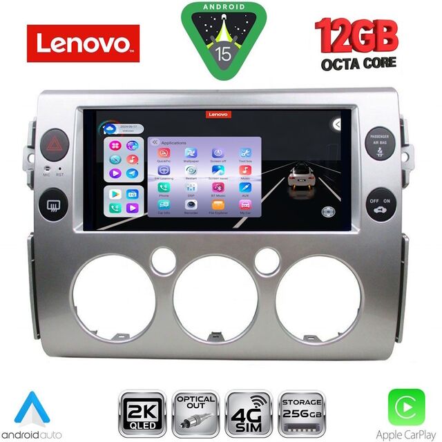 LENOVO SSZ 12717_CPA (9inc) MULTIMEDIA TABLET for TOYOTA FJ CRUISER mod. 2007-2022