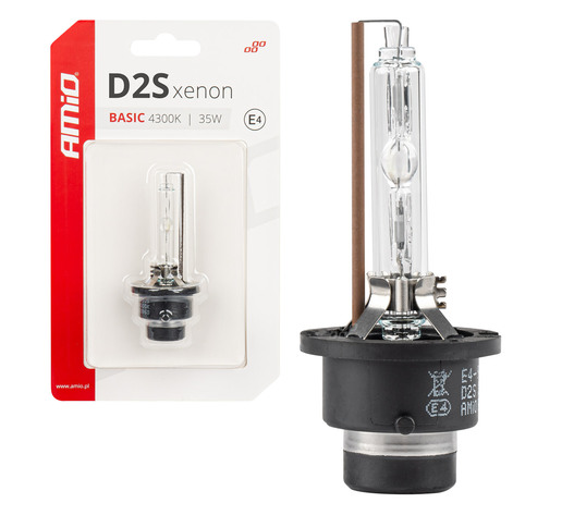 Amio - ΑΝΤΑΛΛΑΚΤΙΚΗ ΛΑΜΠΑ ΧΕΝΟΝ BASIC D2S 12V 4.300k 35W BLISTER CARD - 1 ΤΕΜ. (03860/AM)