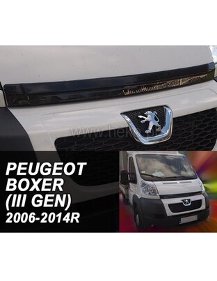 ΑΝΕΜΟΘΡΑΥΣΤΗΣ ΚΑΠΩ ΑΥΤΟΚΙΝΗΤΟΥ ΓΙΑ FIAT DUCATO III / CITROEN JUMPER II / PEUGEOT BOXER II 2006-2014 ΑΠΟ ΕΥΚΑΜΠΤΟ ΦΙΜΕ ΠΛΑΣΤΙΚΟ HEKO - 1 ΤΕΜ.