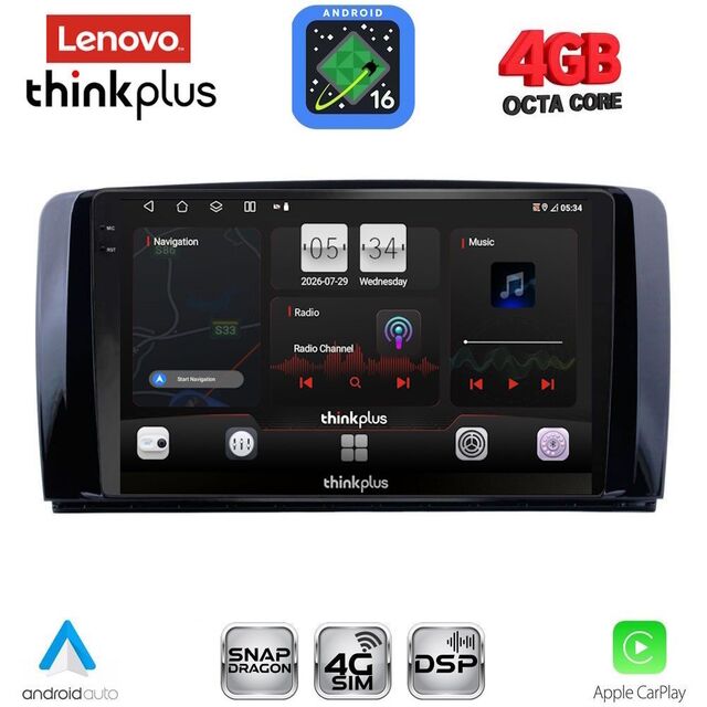 LENOVO LTG 7422_CPA (9inc) MULTIMEDIA TABLET for MERCEDES R (W251) mod. 2006-2015