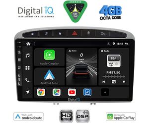 DIGITAL IQ BXF 16513SL_CPAA (9inc) MULTIMEDIA TABLET for PEUGEOT 308 mod. 2007-2012 - RCZ mod. 2009-2015 (SILVER)