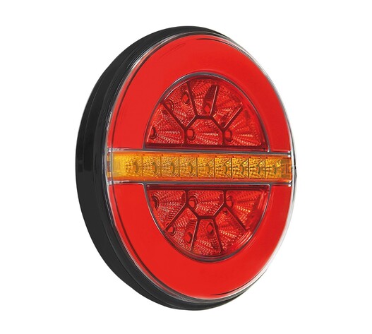 ΦΩΣ ΠΙΣΩ ΔΕΞΙ 12/24V DYNAMIC-O 140 mm ΜΕ 29 LED 3 ΧΡΗΣΕΙΣ ΘΕΣΕΩΣ/ΦΛΑΣ/STOP (ΚΟΚΚΙΝΟ/ΠΟΡΤΟΚΑΛΙ) - 1 ΤΕΜ.