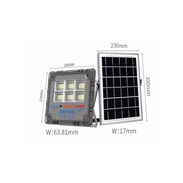 ΗΛΙΑΚΟΣ ΠΡΟΒΟΛΕΑΣ JORTAN 400W JT-18400-XM400W