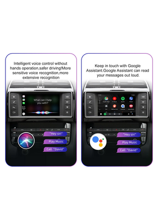 DIGITAL IQ LR 523F CPA (WIRELESS CARPLAY / ANDROID AUTO BOX with 2 CAMERA IN for JAGUAR - LAND ROVER mod. 2016-2019 with HARMAN 8" System)