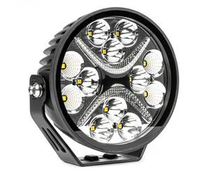 Amio - ΠΡΟΒΟΛΕΑΣ ΟΔΗΓΗΣΗΣ ΣΤΡΟΓΓΥΛΟΣ LED PRO IP67 7200lm 10-30V - 54W - 6000K - 12 LED - 140x140x61mm - 1 ΤΕΜ. (03870/AM)