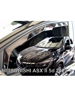 ΑΝΕΜΟΘΡΑΥΣΤΕΣ ΓΙΑ MITSUBISHI ASX 5D 2022+ - ΖΕΥΓΑΡΙ ΖΕΥΓΑΡΙ ΑΠΟ ΕΥΚΑΜΠΤΟ ΦΙΜΕ ΠΛΑΣΤΙΚΟ HEKO - 2 ΤΕΜ.